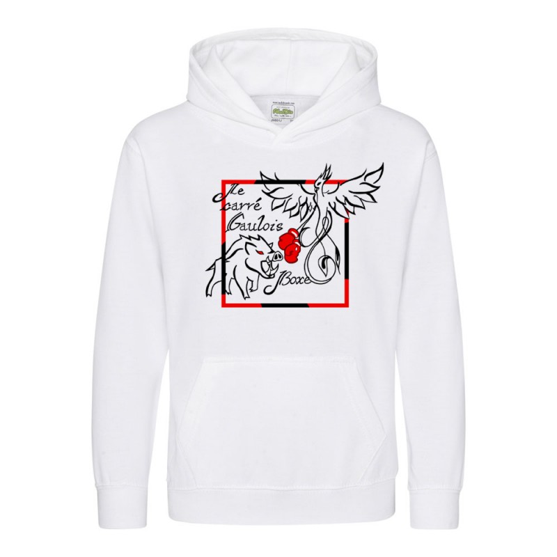 Sweat capuche enfant grand logo