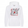 Sweat capuche enfant grand logo