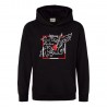 Sweat capuche enfant grand logo
