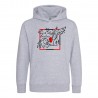 Sweat capuche enfant grand logo