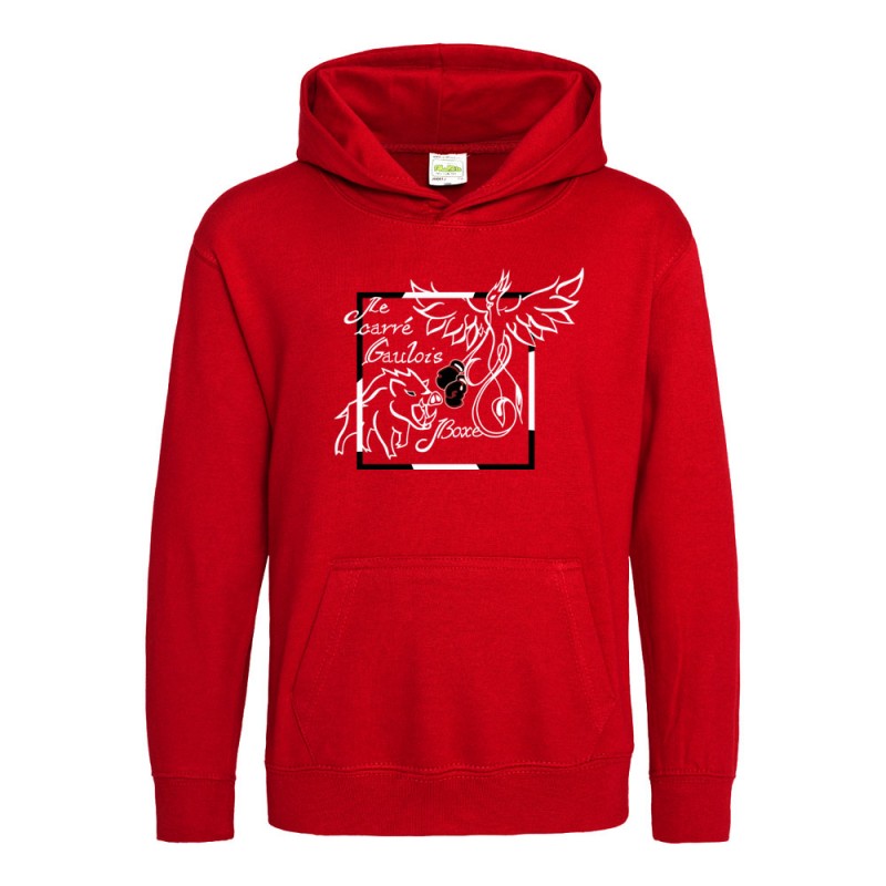 Sweat capuche enfant grand logo