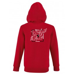 Veste capuche zippée enfant