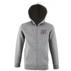 Veste capuche zippée enfant