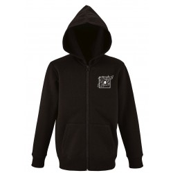 Veste capuche zippée enfant