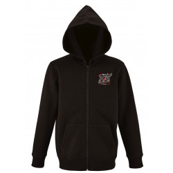 Veste capuche zippée enfant